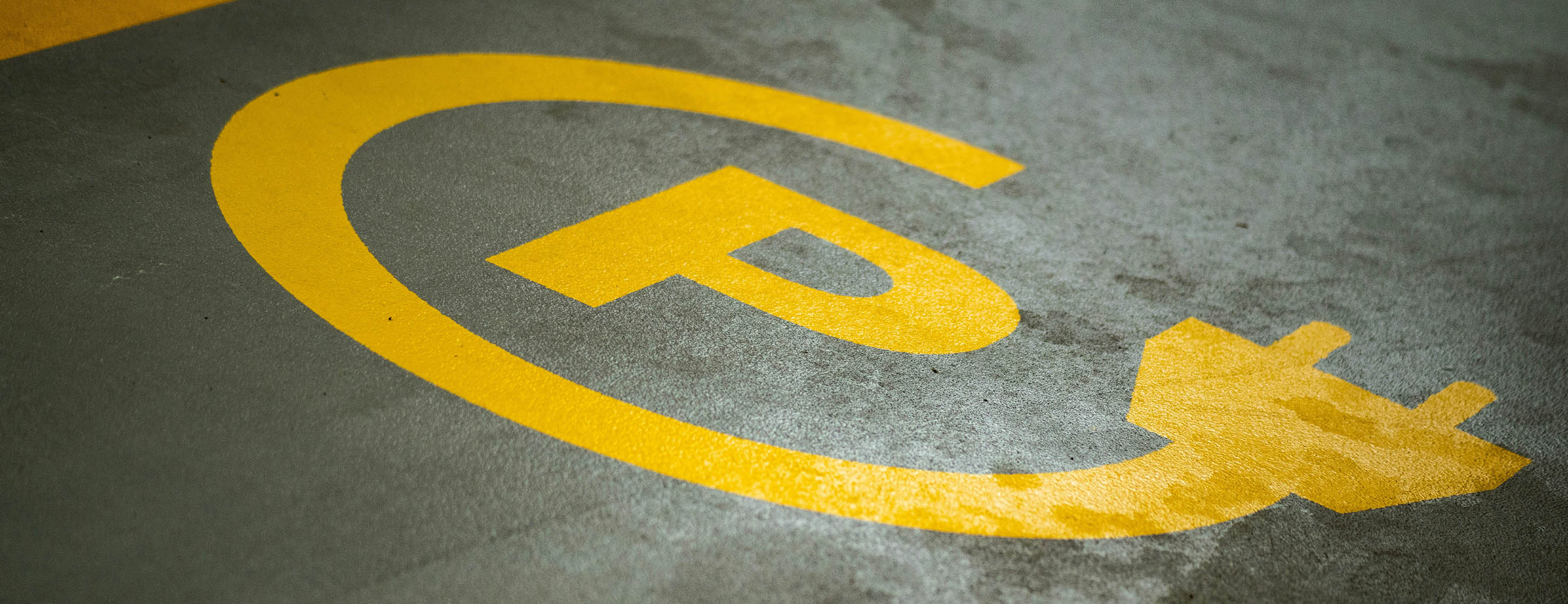 Parkeerplaats voor elektrische auto's